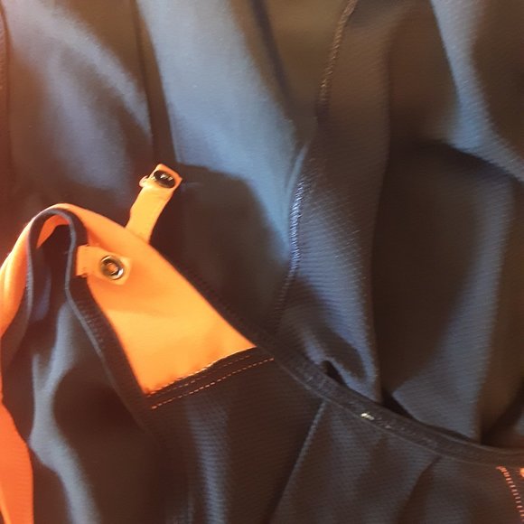 lululemon Orange Navy Lightweight Racerback Tank Top Size Lg - Picture 11 of 12